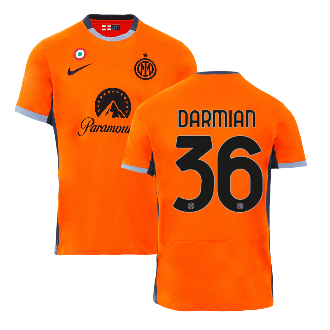 Inter Mailand Matteo Darmian 36 Third Trikot 2023-2024 Inter Mailand Matteo Darmian 36 Third Trikot 2023-2024