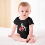 FC Köln Baby Bodysuit Strampler Schlafanzug Mit Kurzen Ärmeln