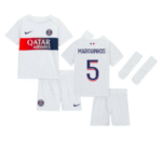PSG Marquinhos 5 Auswärtstrikot Kinder Mini Kit 2023-2024