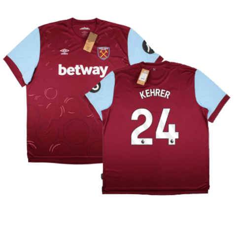 West Ham United Thilo Kehrer 24 Home Trikot 2023-2024