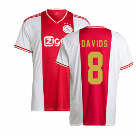 Ajax Edgar Davids 8 Home Trikot 2022-2023