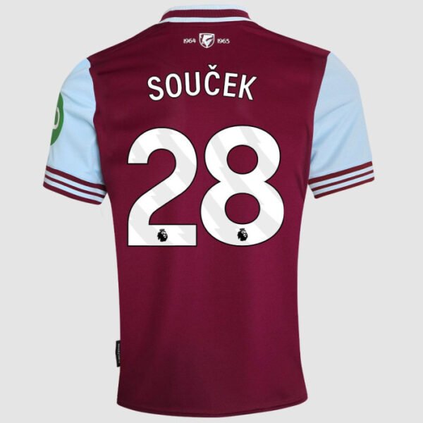 West Ham United Tomas Soucek 28 Home Trikot 2024-2025