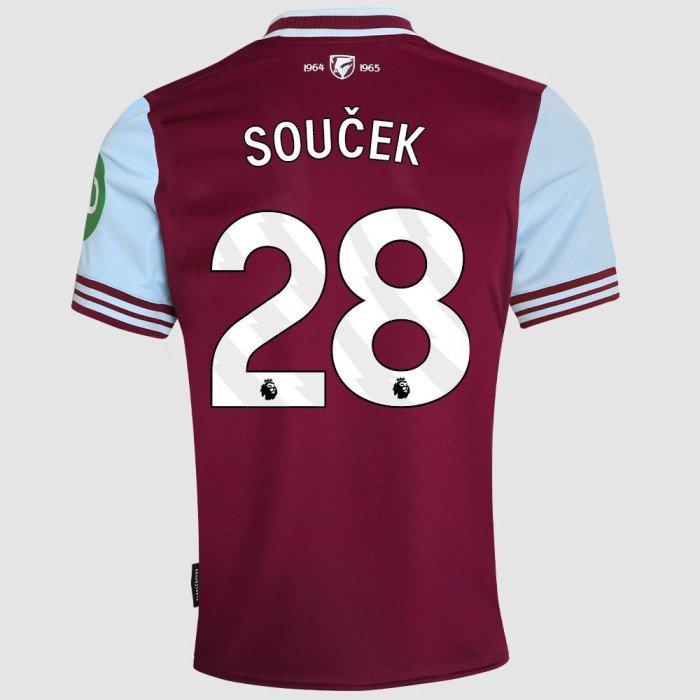 West Ham United Tomas Soucek 28 Home Trikot 2024-2025