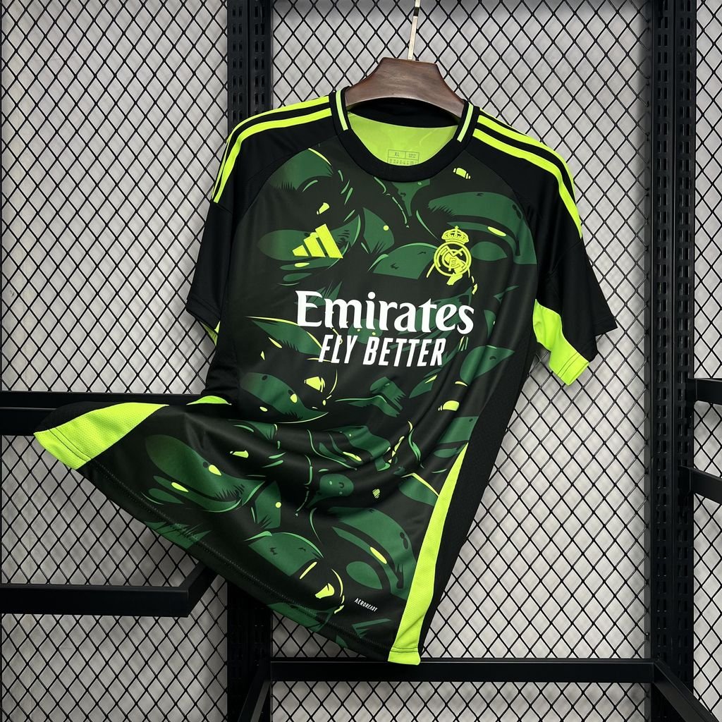 Real Madrid Limitierte Sondertrikot 2024-2025 - Schwarz Grün Real Madrid Limitierte Sondertrikot 2024-2025 - Schwarz Grün