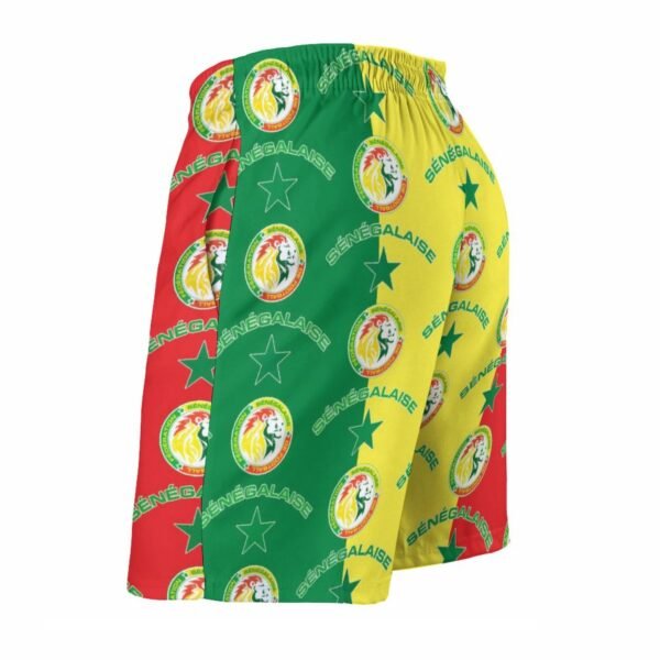 Senegal Herren Badehose Schnelltrocknende Strandshorts Mit Tasche Kordelzug Shorts