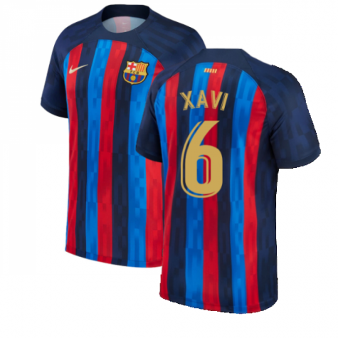 FC Barcelona Xavi 6 Home Trikot 2022-2023 FC Barcelona Xavi 6 Home Trikot 2022-2023