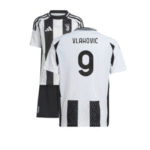 Juventus Dusan Vlahovic 9 Heimtrikot Kinder Minikit 2024-2025