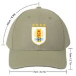 Uruguay Baseball Cap Verstellbar Reine Farbe Baseballkappe Mütze