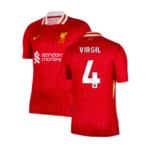 FC Liverpool Virgil van Dijk 4 Home Trikot 2024-2025