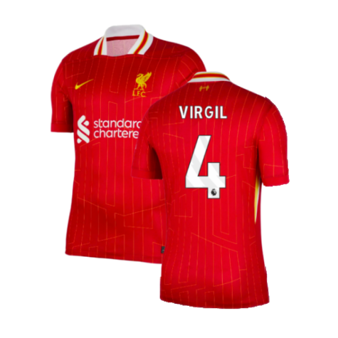FC Liverpool Virgil van Dijk 4 Home Trikot 2024-2025
