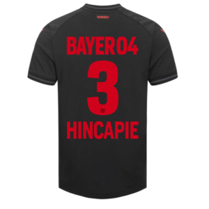 Bayer Leverkusen Piero Hincapié 3 Home Trikot 2023-2024