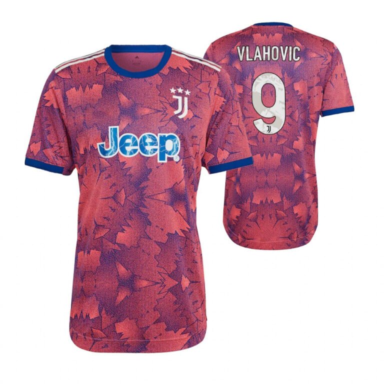 Juventus FC Dusan Vlahovic 9 Third Trikot 2022-2023