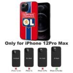 Olympique Lyonnais Stoßfest Glaskasten Handyhüllen & Cover Für IPhone 12