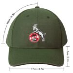 Unisex FC Köln Baseball Cap Verstellbar Reine Farbe Baseballkappe Mütze