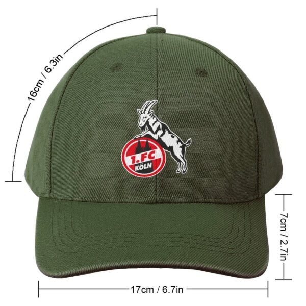 Unisex FC Köln Baseball Cap Verstellbar Reine Farbe Baseballkappe Mütze