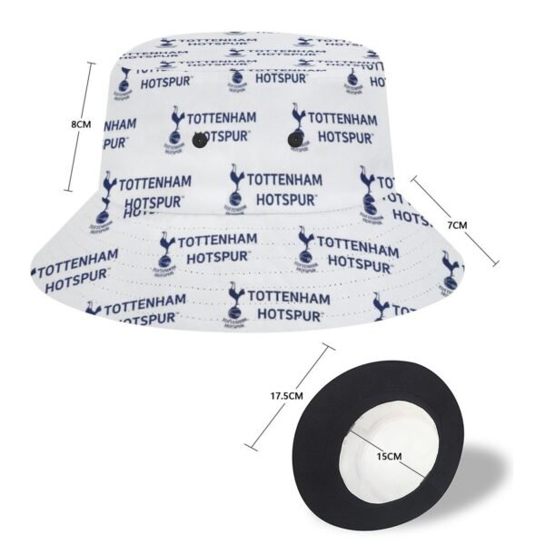 Tottenham Hotspur Karomuster Sommer Sonnenhut Reversible Bucket Hat