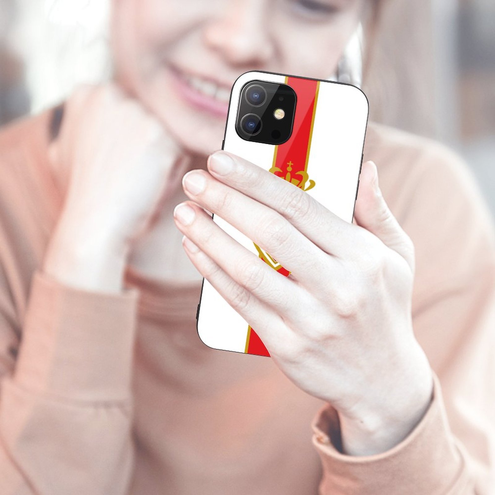 AS Monaco Stoßfest Glaskasten Handyhüllen & Cover Für IPhone 12 AS Monaco Stoßfest Glaskasten Handyhüllen & Cover Für IPhone 12