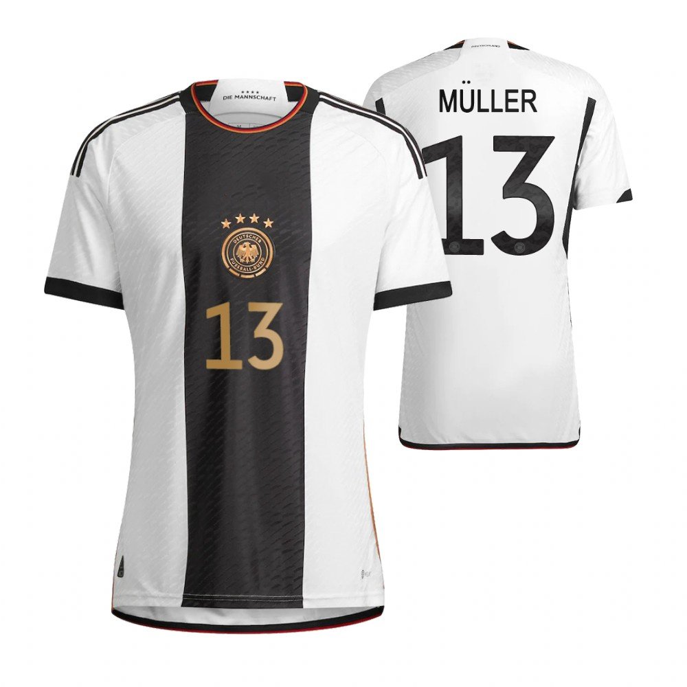 Deutschland Thomas Muller 13 Home Trikot WM 2022 Deutschland Thomas Muller 13 Home Trikot WM 2022