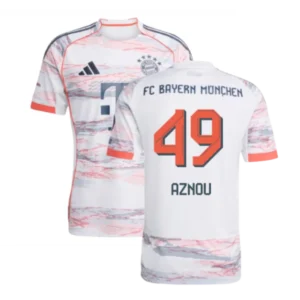 FC Bayern München Adam Aznou 49 Away Trikot 2025-2026