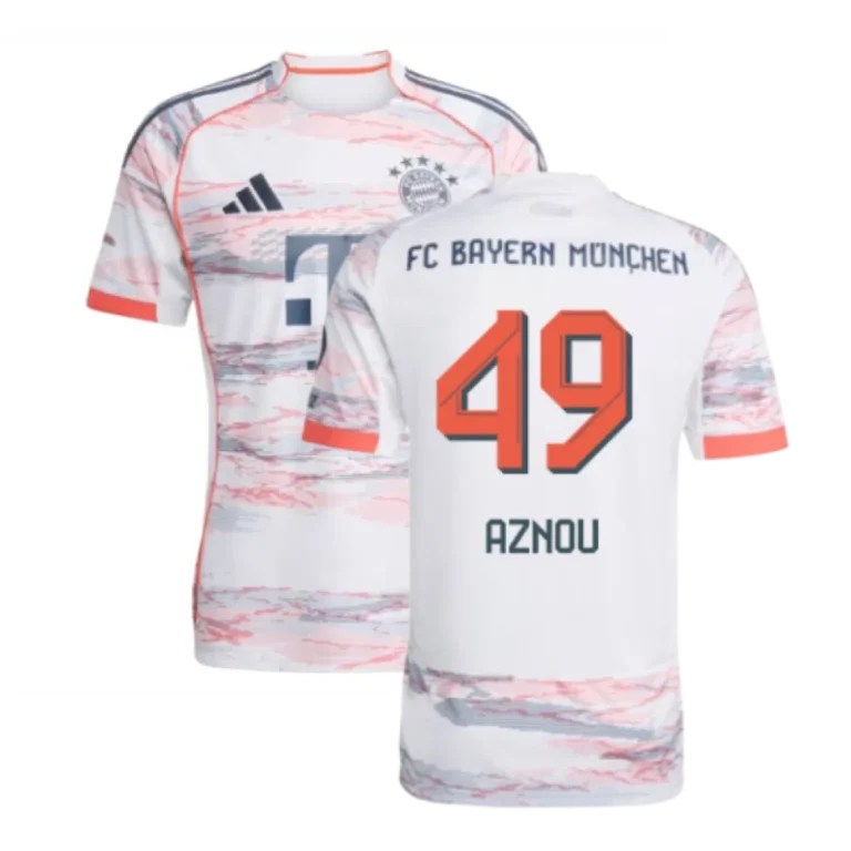 FC Bayern München Adam Aznou 49 Away Trikot 2025-2026