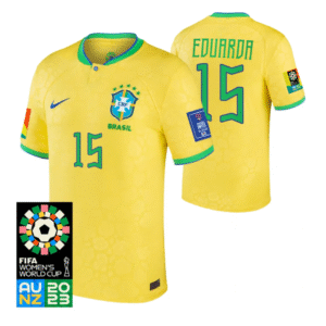 Brasilien Maria Eduarda 15 Home Trikot Herren WM 2023