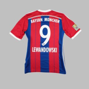 FC Bayern München Robert Lewandowski 9 Retro Home Trikot 2014-2015
