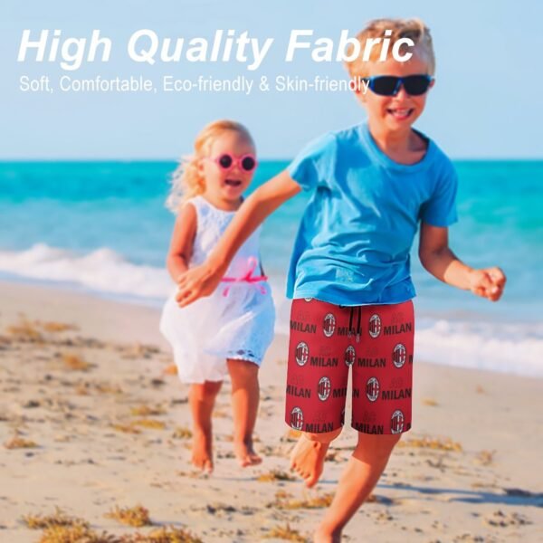 AC Mailand Kinder Badehose,Strandshorts Sommer Jogginghose,Strandhosen