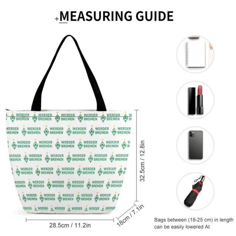 Werder Bremen Frauen Tragetasche Oxford-Stoff Einkaufsbeutel Tote Bag