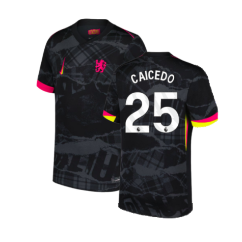 Chelsea Moisés Caicedo 25 Third Trikot 2024-2025