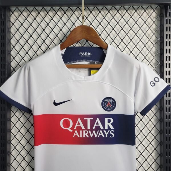 PSG Kylian Mbappe 7 Auswärtstrikot Kinder Mini Kit 2023-2024