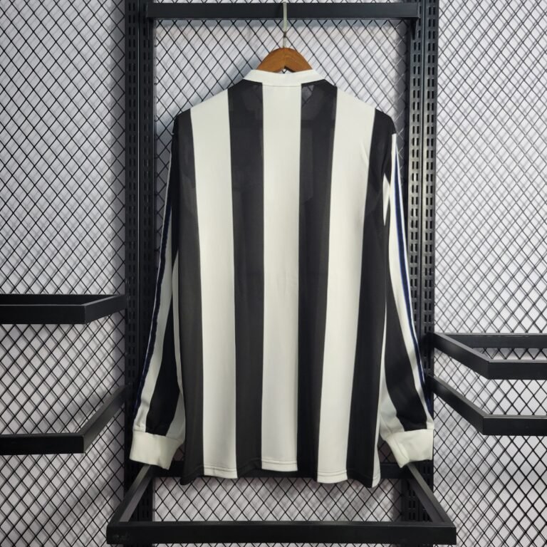 Newcastle United Langarm Home Retro Trikot 1997-1999
