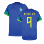Brasilien Ronaldo 9 Away Trikot WM 2022