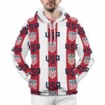 Vereinigten Staaten Kapuzenpulli Mit Fleece Für Männer Und Frauen