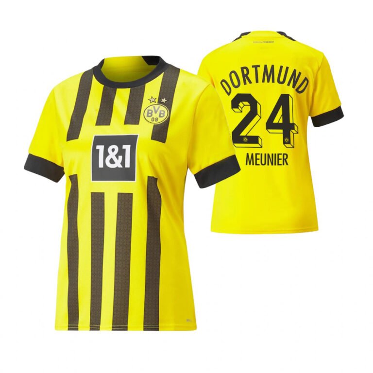 Frauen Borussia Dortmund Thomas Meunier 24 Home Trikot 2022-2023
