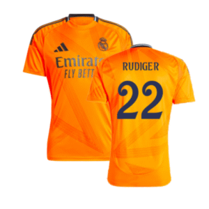 Real Madrid Antonio Rüdiger 22 Away Trikot 2024-2025