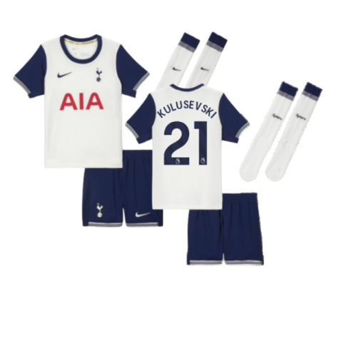Tottenham Hotspur Dejan Kulusevski 21 Heimtrikot Kinder 2024-2025