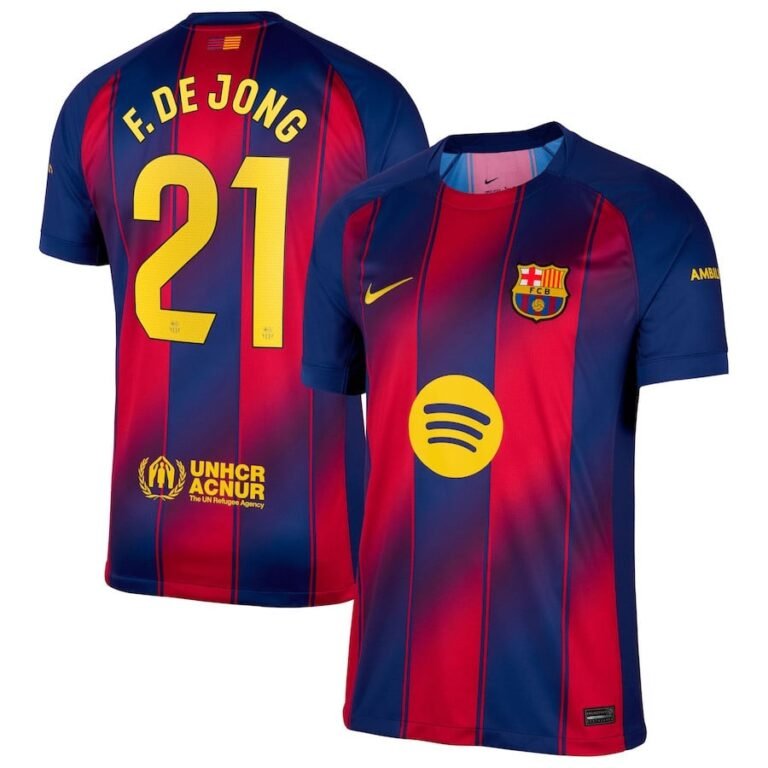 FC Barcelona Frenkie de Jong 21 Home Trikot 2025-2026