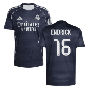 Real Madrid Endrick 16 Away Trikot 2025-2026