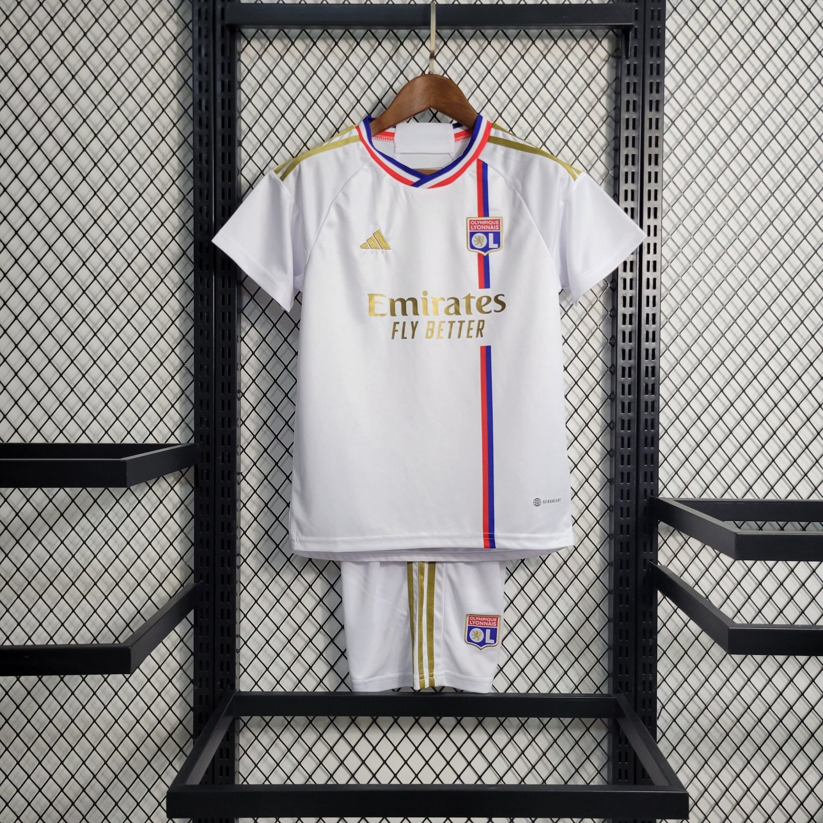 Olympique Lyonnais Heimtrikot Kinder Mini Kit 2023-2024 Olympique Lyonnais Heimtrikot Kinder Mini Kit 2023-2024
