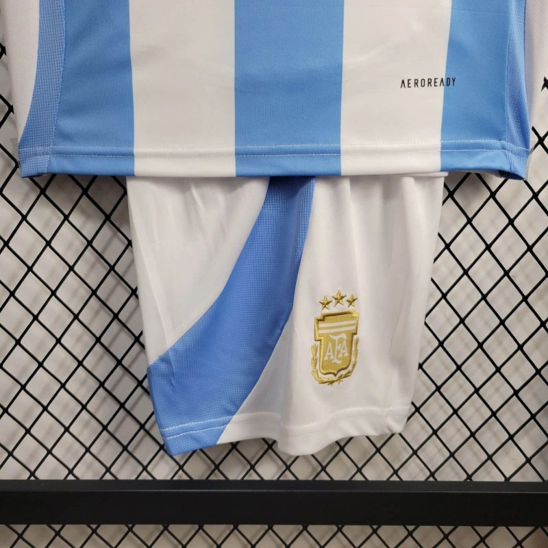 Argentinien Heimtrikot Kinder Minikit 2024-2025 Argentinien Heimtrikot Kinder Minikit 2024-2025