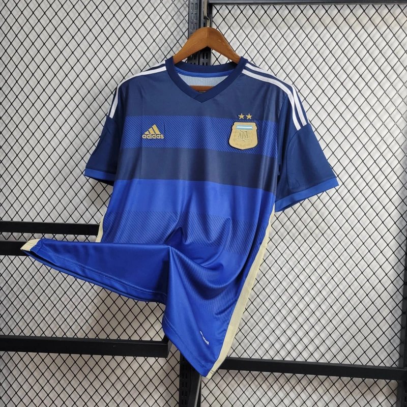 Argentinien Away Retro Trikot WM 2014 Argentinien Away Retro Trikot WM 2014