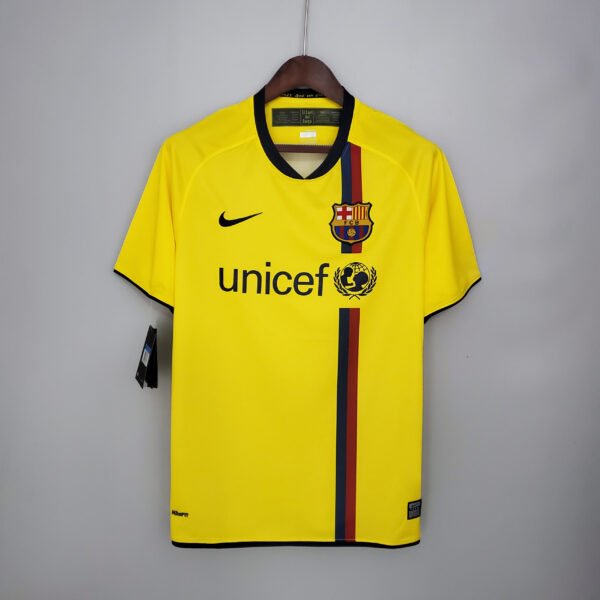 FC Barcelona Retro Away Trikot 2008-2009 - Gelb