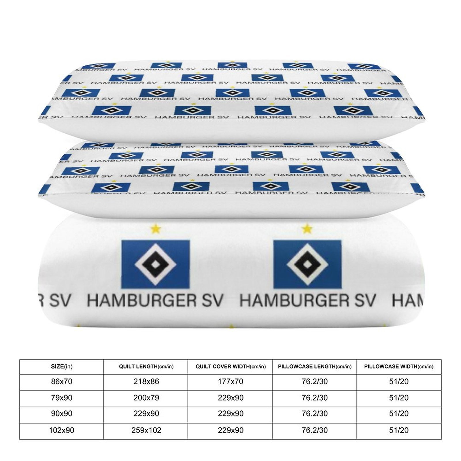 Hamburger SV Bettwäscheset 3 Stück Kinder Erwachsene Steppdeckenbezug Steppdeckenbezug Multi Size Laken Set Hamburger SV Bettwäscheset 3 Stück Kinder Erwachsene Steppdeckenbezug Steppdeckenbezug Multi Size Laken Set