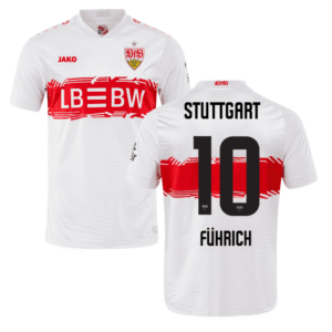 VfB Stuttgart Chris Führich 10 Home Trikot 2025-2026