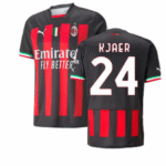AC Mailand Simon Kjaer 24 Home Trikot 2022-2023