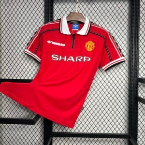 Manchester United Cristiano Ronaldo 7 Retro Home Trikot 1998-1999