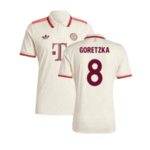 FC Bayern München Leon Goretzka 8 Third Trikot 2024-2025
