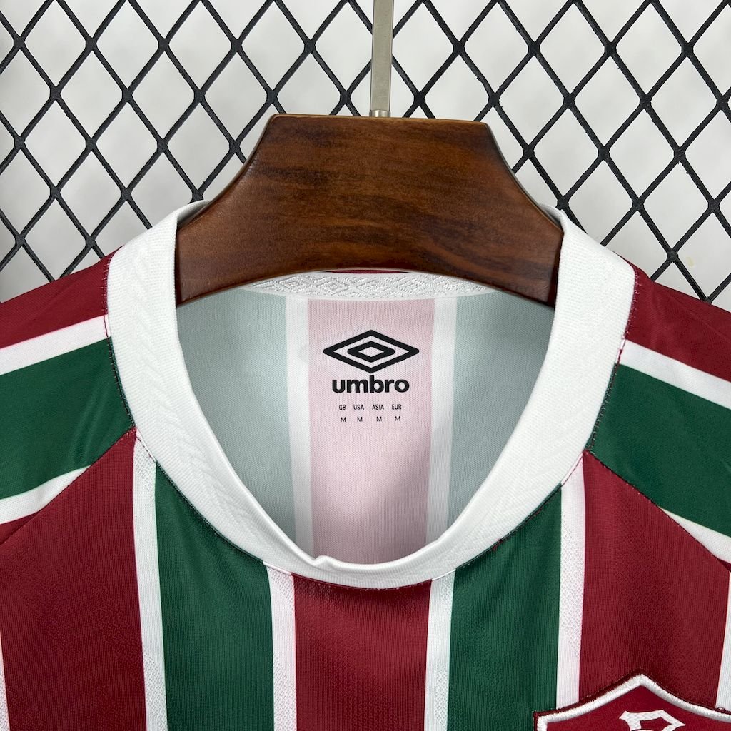 Fluminense Langarm Home Trikot 2025-2026 Fluminense Langarm Home Trikot 2025-2026