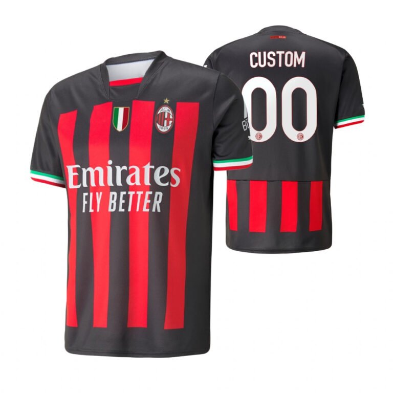 AC Mailand Home Trikot 2022-2023 ( Aufdruck Dein Name )