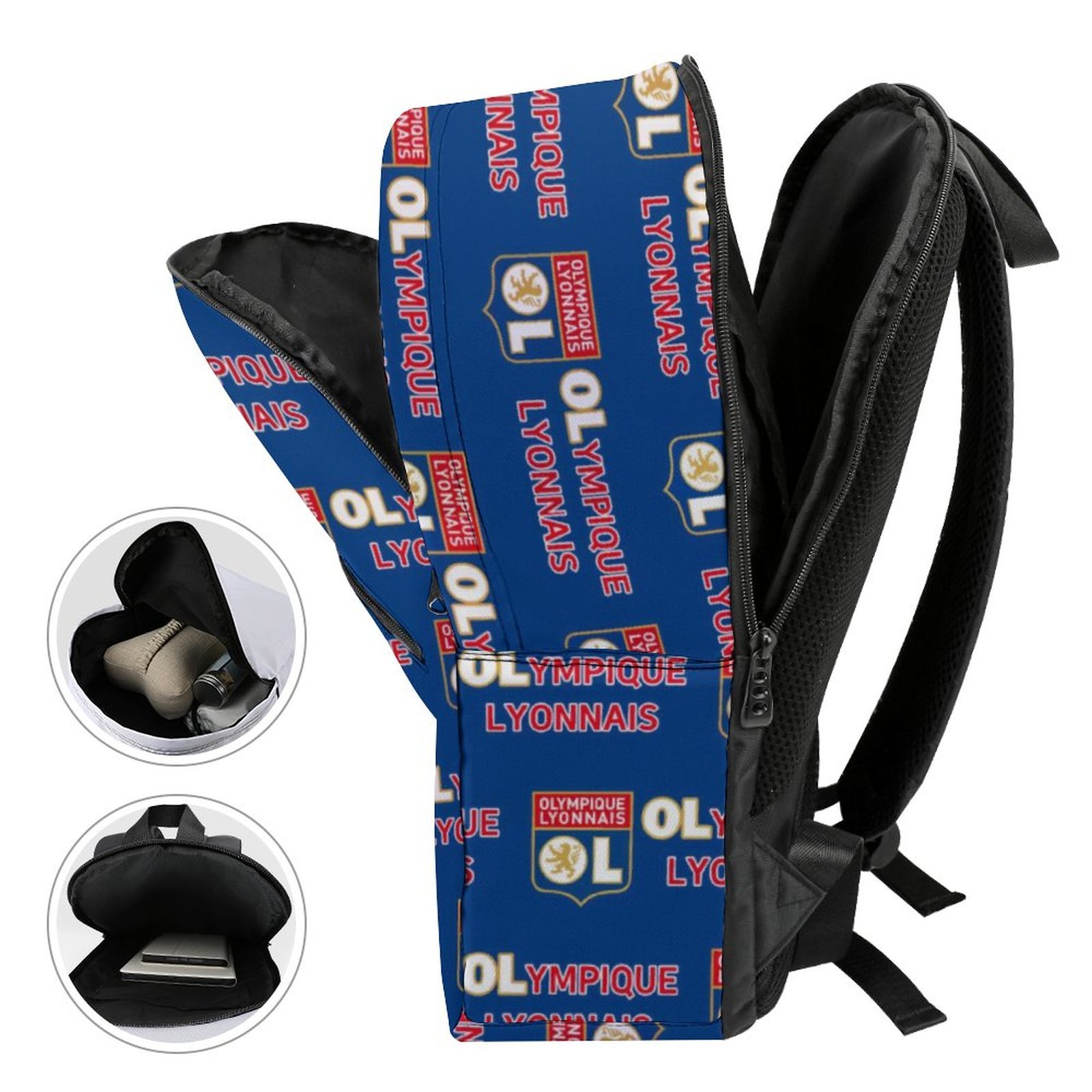 Olympique Lyonnais Unisex Backpack Rucksack Outdoor Wanderrucksack Olympique Lyonnais Unisex Backpack Rucksack Outdoor Wanderrucksack